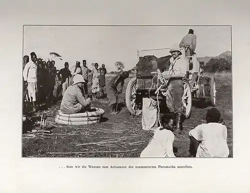 Deutsche Kolonien Im Auto quer durch Afrika Reise Expedition Original Buch 1910