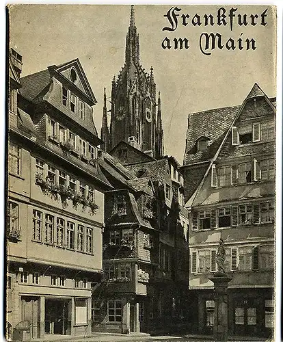 Hessen Frankfurt Main Alt Stadt Architektur Geschichte Foto Bildband 1930