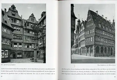 Hessen Frankfurt Main Alt Stadt Architektur Geschichte Foto Bildband 1930