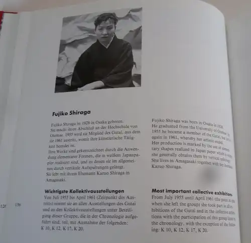 Kunst Moderne Gutai Japanische Avantgarde Katalog zur Ausstellung in Darmstadt