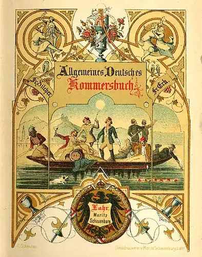 Deutsches Reich Studentika Allgemeines Deutsches Kommers Lieder Buch 1910