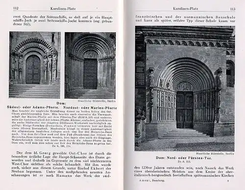 Bayern Franken Bamberg Stadt Geschichte Illustrierter Führer mit Plan 1929