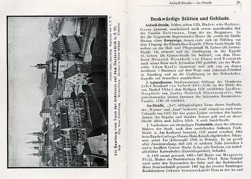 Bayern Franken Bamberg Stadt Geschichte Illustrierter Führer mit Plan 1929