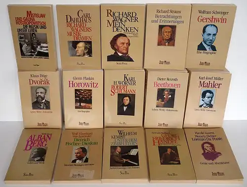Musik Oper Komponisten Wagner Mahler Berg Dvorak Werk und Biografie 15 Bücher