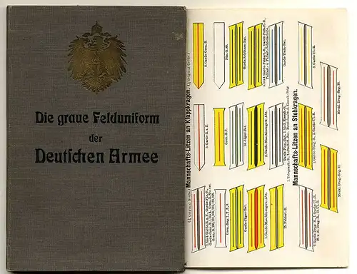 Kaiserreich Militär Geschichte Feld Uniformen der deutschen Armee Offziere 1915