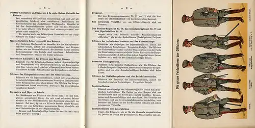 Kaiserreich Militär Geschichte Feld Uniformen der deutschen Armee Offziere 1915