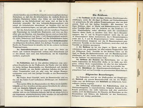 Kaiserreich Militär Geschichte Feld Uniformen der deutschen Armee Offziere 1915