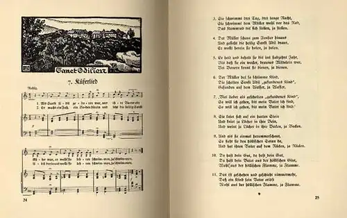 Frankreich Elsaß Lothringen Musik Heimat und Volkslieder Buch 1933