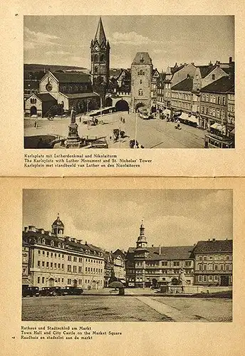 Thüringen Eisenach Wartburg Deutschland Bildheft 1930