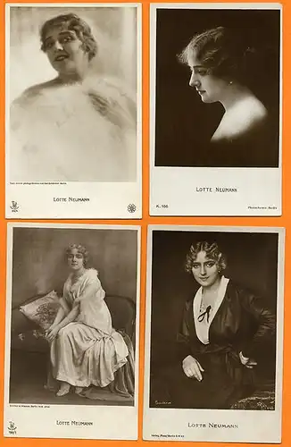 Kino Ufa Star Filmschauspielerin Lotte Neumann 12 Foto Postkarten 1930