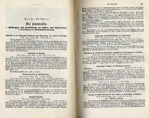 Hessen Wiesbaden Schule Unterricht Lehrer Jugendschutz Gesetze Bestimmungen 1929