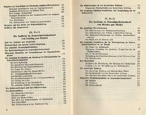 Altes Handwerk Kleider Mode Damen Schneider Handwerk Geschichte Beruf 1939