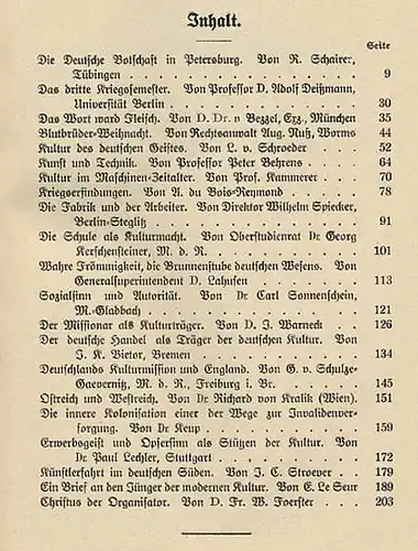 Deutsche Christliche Studenten Vereinigung DSCV Deutscher Michel Jahrbuch 1915