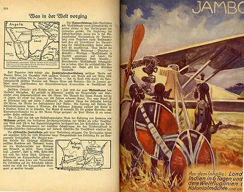 Deutsche Kolonien Afrika Übersee Abenteuer Jambo Kinder Jugend Zeitschrift 1930