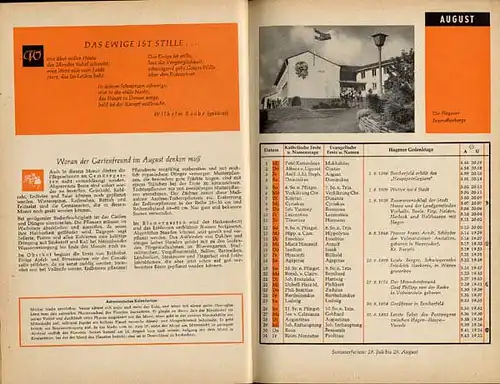 Westfalen Sauerland Stadt Hagen Geschichte Heimat Volks Kalender 1962