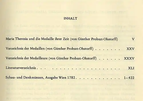 Geld Numismatik Österreich Kaiserin Maria Theresia Münzen Medaillen Buch 1782