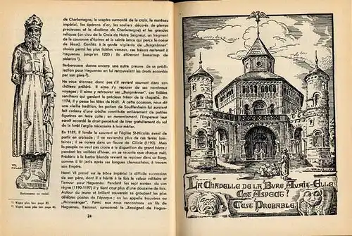 Frankreich Elsaß Hagenau Stadt Geschichte Mittelalter Kunst Grafik Buch 1950
