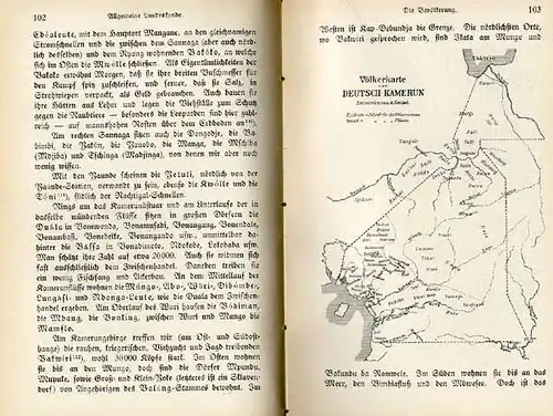 Deutsche Kolonien Kamerun Geografie Natur Geschichte Bevölkerung Buch 1906  