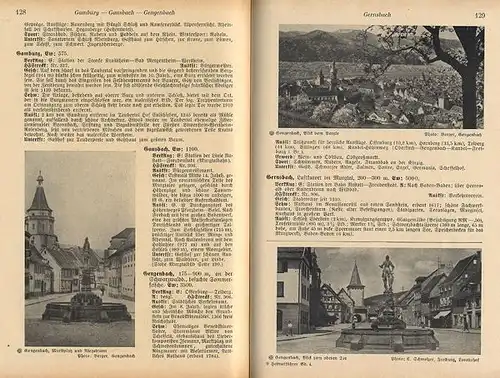 Deutsche Heimatführer Band 4 Baden Schwarzwald Bodensee Breisgau 1937