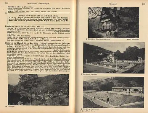 Deutsche Heimatführer Band 4 Baden Schwarzwald Bodensee Breisgau 1937
