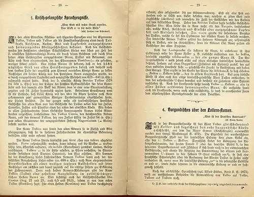 Deutsches Kaiserreich Adel Name Hohenzollern Sprache Etymologie Herkunft 1915