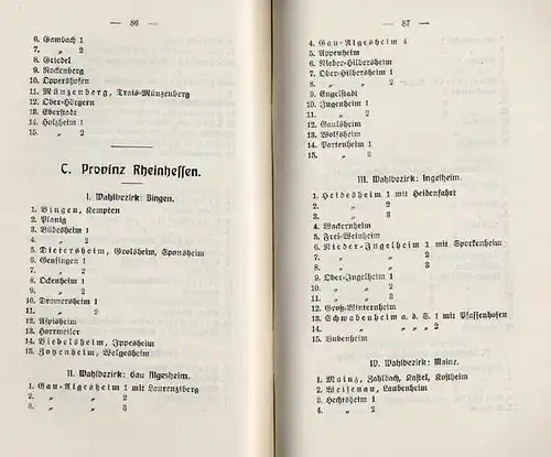 Hessen Darmstadt Geschichte Wahl Gesetz zur Landwirtschaftskammer von 1912