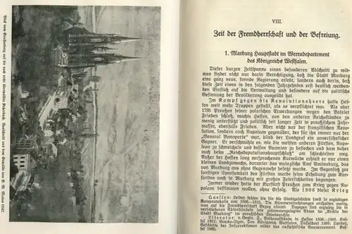 Hessen Chronik und Geschichte der Stadt Marburg Buch von 1934