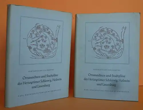 Herzogtum Schleswig Holstein Lauenburg Geschichte alte Stadtpläne Ansichten 1962