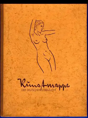 Grafik Frauen Akt Kunst Mappe der Deutsche Leibeszucht 12 Blätter Manö Paulssen 