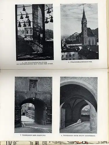 Österreich Alpen Salzburg Stadt Geschichte kleiner Reiseführer 1952