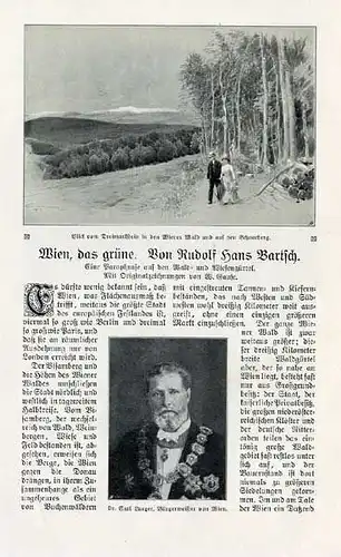 Österreich Wien Bilder aus dem Wienerwald gezeichnet von Wilhelm Gause