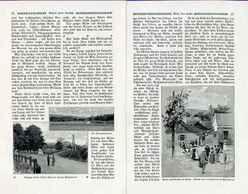 Österreich Wien Bilder aus dem Wienerwald gezeichnet von Wilhelm Gause