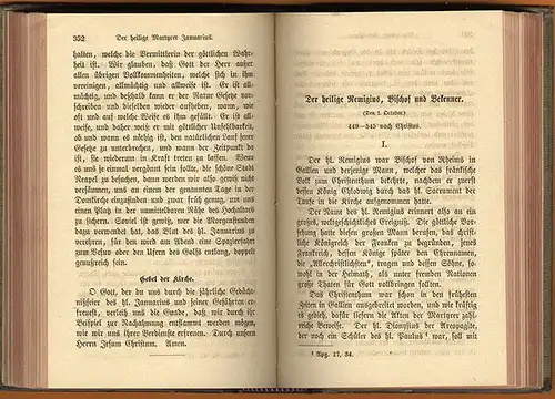 Kirche Religion christliche Heilige Martyrer Legenden Buch 1882 