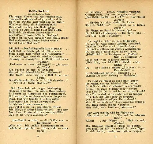 Theater Bühne Lieder Balladen Verse Moritaten Becker Vortragsbücher 1925 
