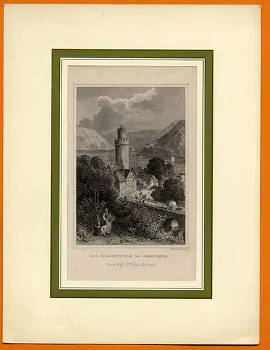 Rhein Bingen Oberwesel Sinzig Rheineck 11 Stahlstiche Kunst Grafik Sammlung   