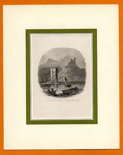 Rhein Bingen Oberwesel Sinzig Rheineck 11 Stahlstiche Kunst Grafik Sammlung   