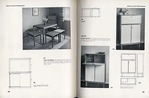 Neuzeitliches Möbel Wohnung Küche Bauhaus Design Moderne Foto Bildband 1929