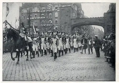 Hamburg Napoleon Festzug 100. Jahrestag Befreiungskriege Foto Album von 1913