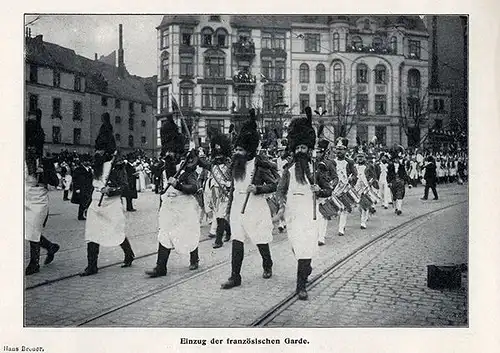 Hamburg Napoleon Festzug 100. Jahrestag Befreiungskriege Foto Album von 1913
