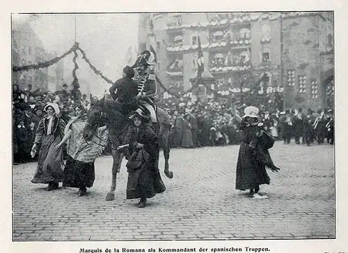 Hamburg Napoleon Festzug 100. Jahrestag Befreiungskriege Foto Album von 1913