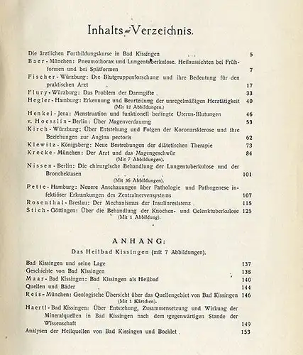 Bayern Bad Kissingen Heilbad Medizin Ärzte Fortbildung Heimat Geschichte 1928