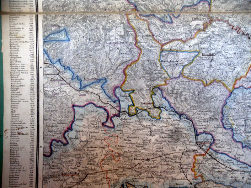 Alte Landkarte Deutsche Staaten Hannover Braunschweig Anhalt Dessau Um 1850 Nr Oldthing Landkarten Globen