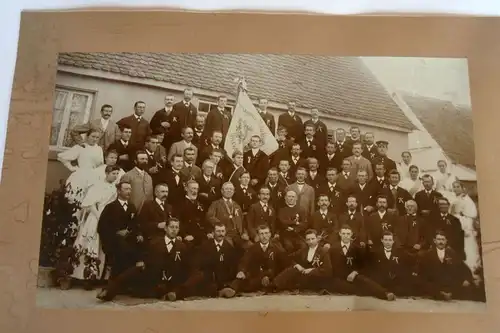 Hessen Darmstadt Wixhausen 50 Jahre Gesangverein Liederkranz 2 Bilder Foto 1921