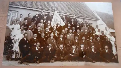 Hessen Darmstadt Wixhausen 50 Jahre Gesangverein Liederkranz 2 Bilder Foto 1921