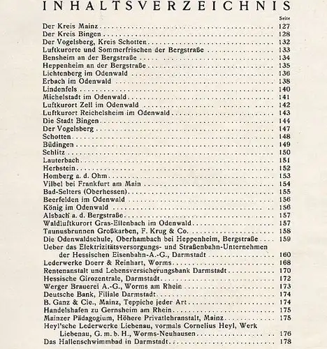 Hessen Rhein Main Odenwald Wirtschaft Industrie Monografie Dari Verlag 1927