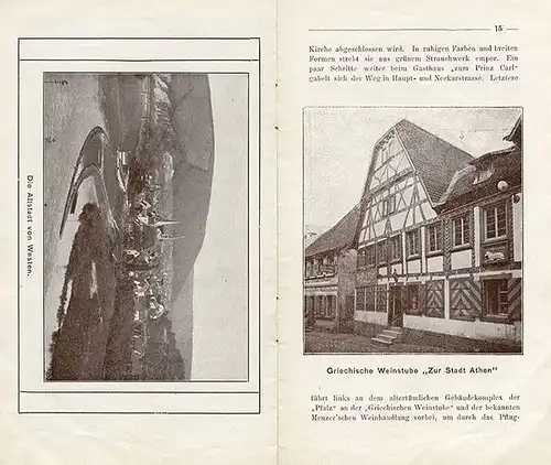 Baden Neckar Neckargmünd Geschichte Werbung Reklame alter Reiseführer 1904