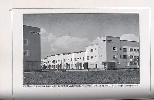 Deutsche Wohnhaus Architektur Bauhaus Rohe Taut May Rühl Foto Bildband 1929