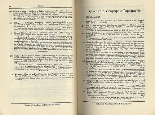 Österreich Wien Gilhofer & Ranschburg Bibliothek Bücher Auktion Katalog 1939 