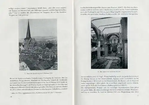 Thüringen Weimar Stadtkirche St. Peter und Paul Geschichte Architektur Buch 1955