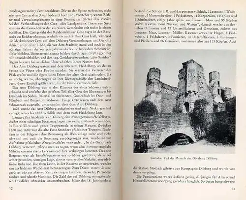 Baden Odenwald Heidelberg Festung Dilsberg Mittelalter Geschichte Führer 1961